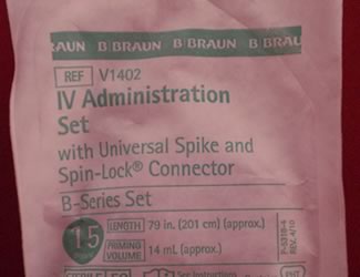 IV Tubing Without a Filter
