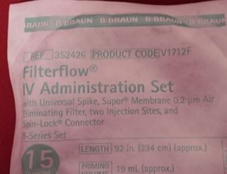 IV Tubing WITH a Filter